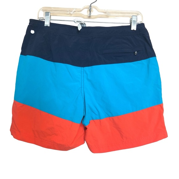 J.Crew 6.5" Tab Swim Short in Blue Colorblock - Picture 5 of 7